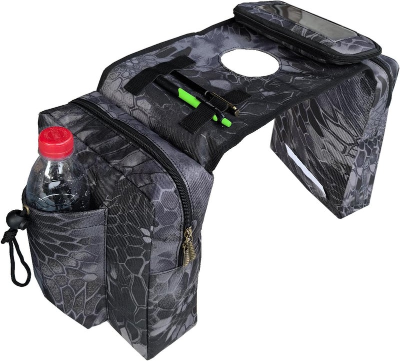 Vanlison ATV Tank Bag Saddle Bag Waterproof Motorcycle Bag Compatible with Snowmobile Sportsman Scrambler FourTrax Grizzly UTV Hanging Storage Bag Phython - Image 3